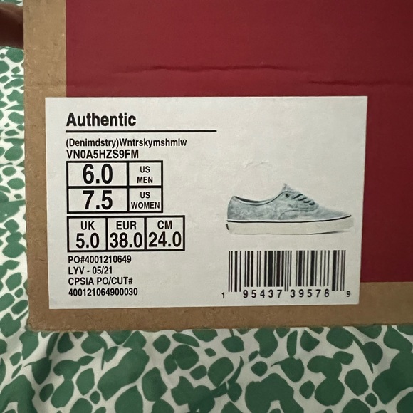 New Denim Destroy Authentic Vans - Picture 10 of 10